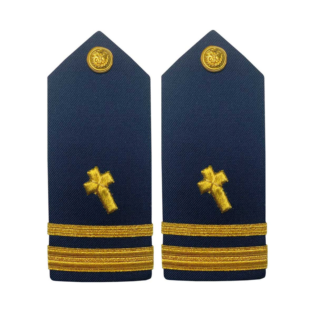 Coast Guard Shoulder Board: Lieutenant Junior Christian Chaplain