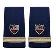 Coast Guard Auxiliary Shoulder Board: Enhanced FSO (1 Stripe and Red 