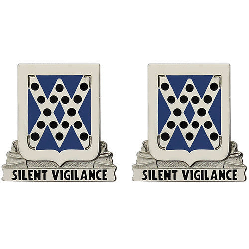 Army Crest: 524th Military Intelligence Battalion - Silent Vigilance