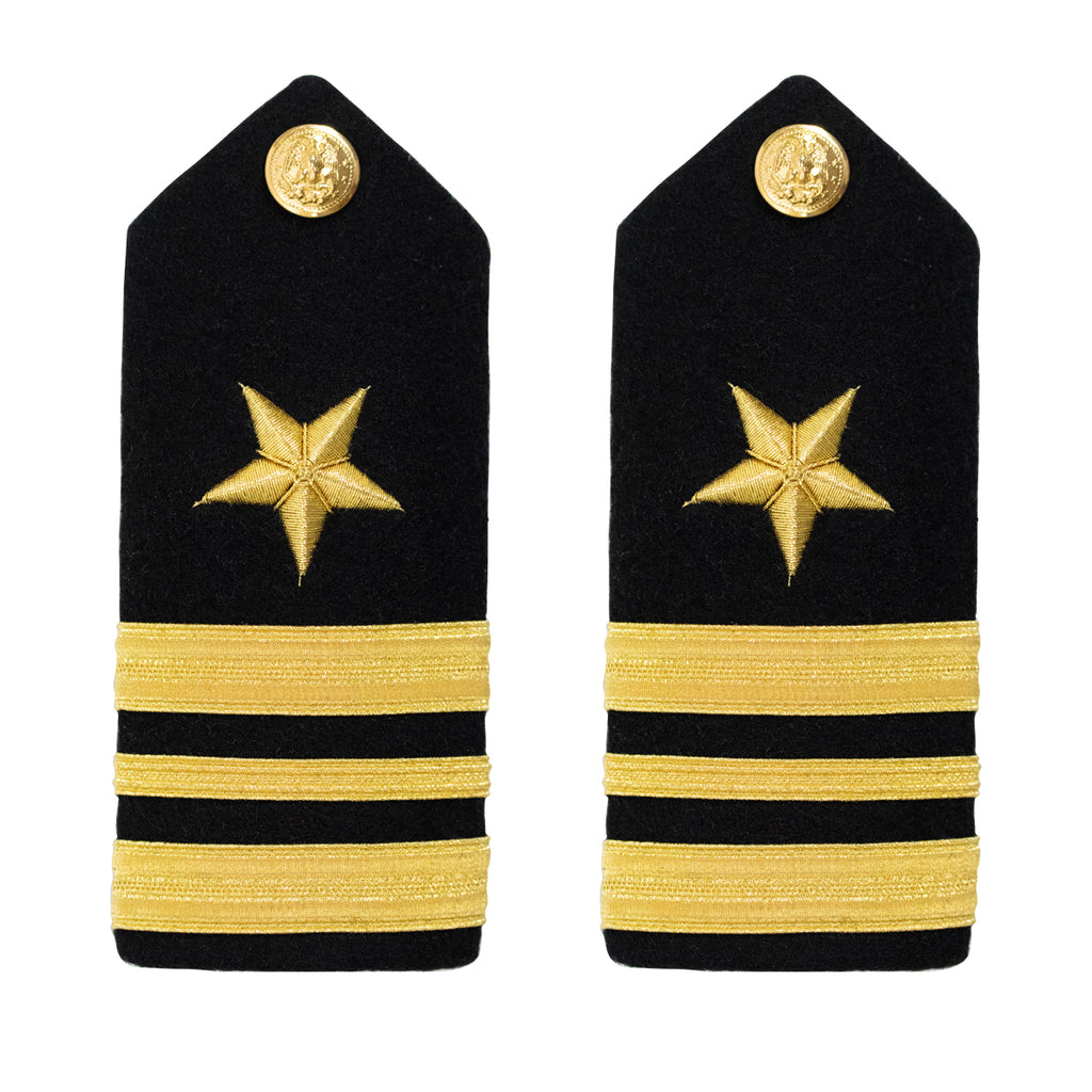 Navy Shoulder Board: Line Lieutenant Commander - male