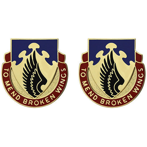 Army Crest: 602nd Support Battalion - To Mend Broken Wings