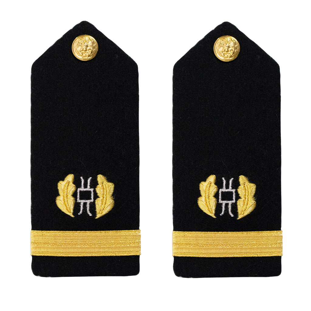 Navy Shoulder Board: Ensign Judge Advocate - male