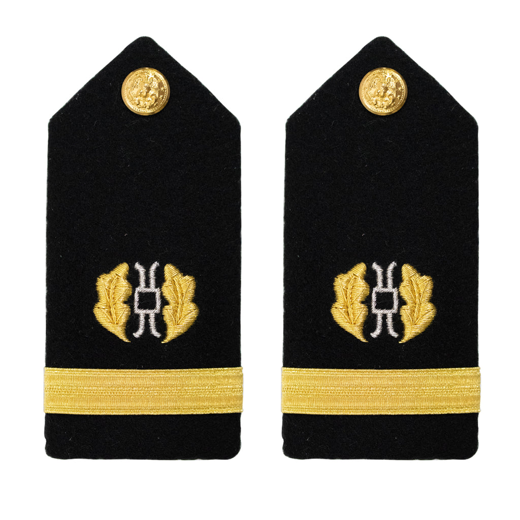 Navy Shoulder Board: Ensign Judge Advocate - female