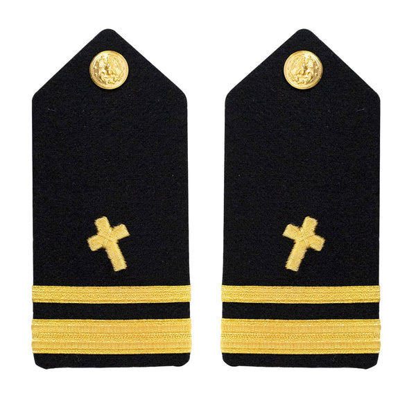 USN Lieutenant Junior Grade Christian Chaplain Female Shoulder Board