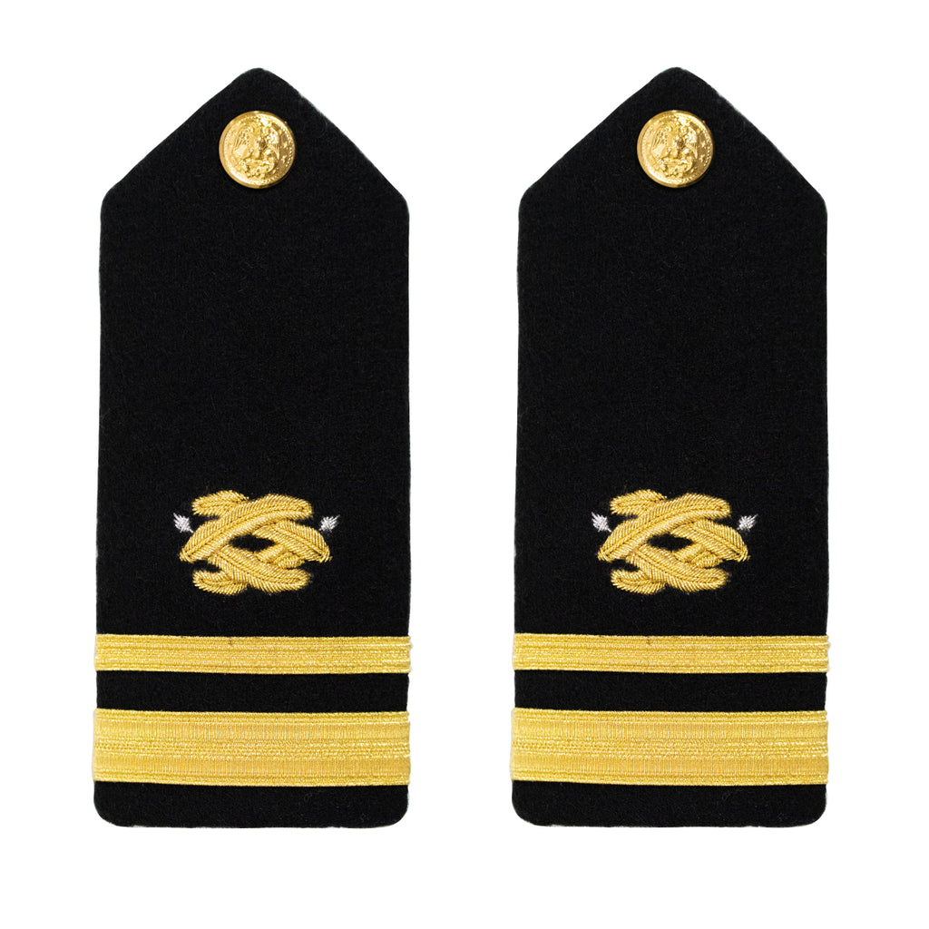 Navy Shoulder Board: Civil Engineer LTJG- male
