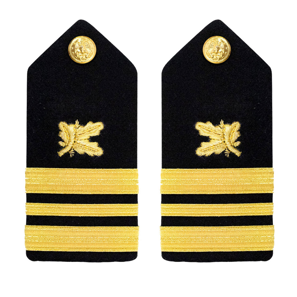 Navy Shoulder Board: Lieutenant Commander Supply Corps - female