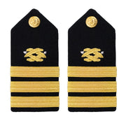 Navy Shoulder Board: Commander Civil Engineer - female