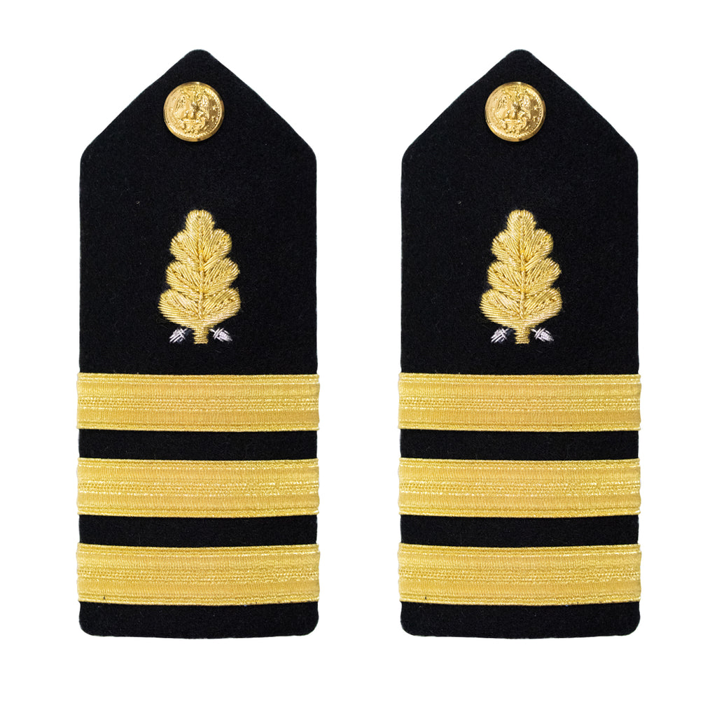 Navy Shoulder Board: Commander Dental Corps - male