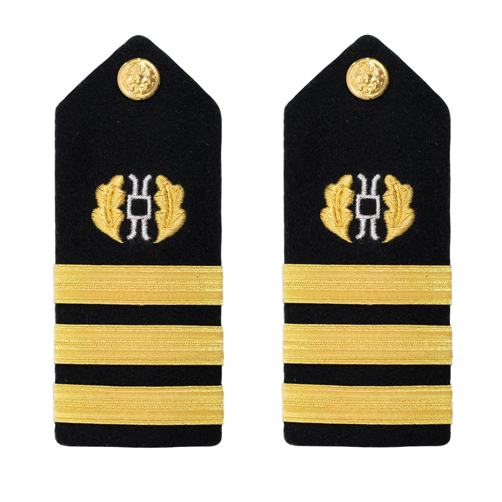 Navy Shoulder Board: Commander Judge Advocate - male