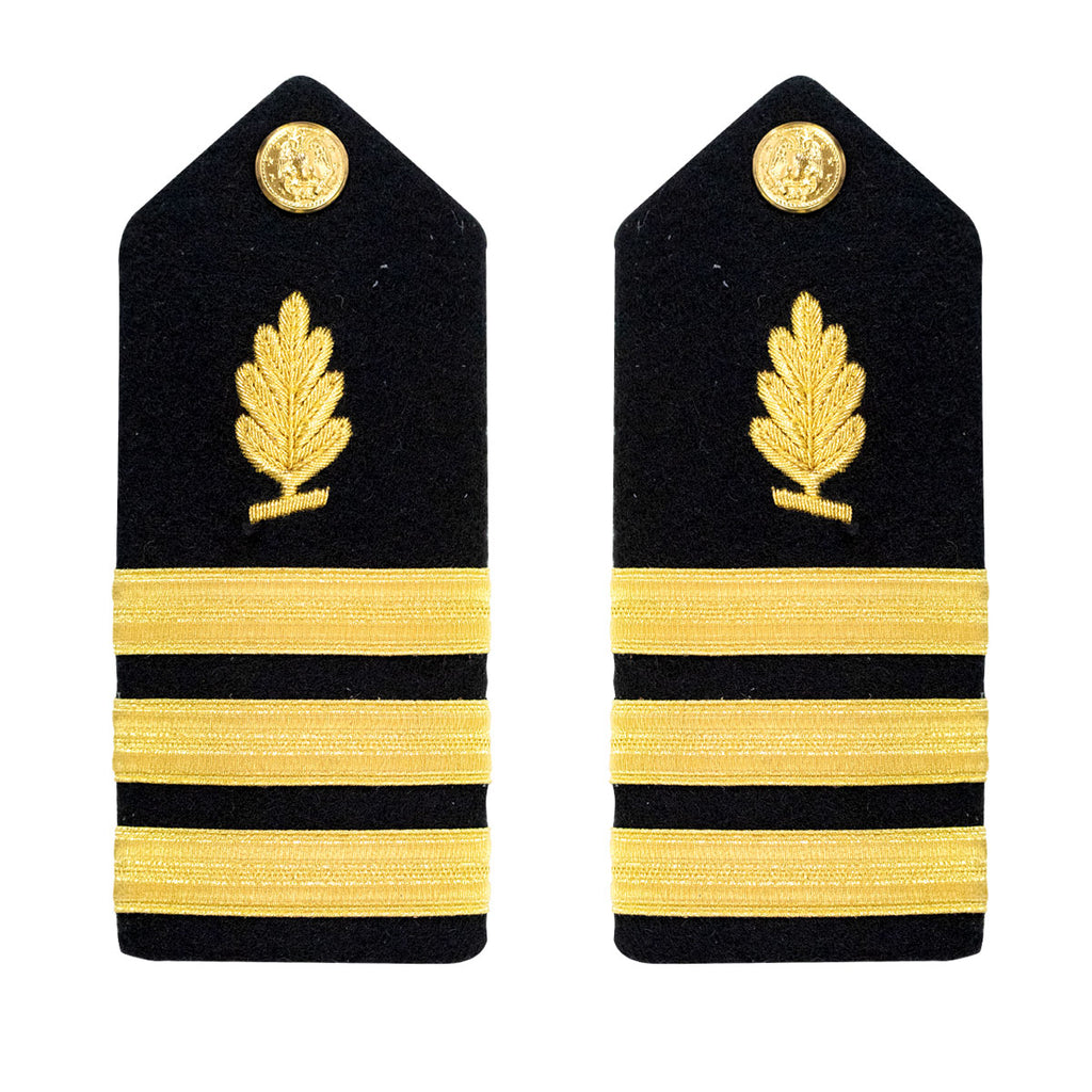 Navy Shoulder Board: Commander Medical Service - male