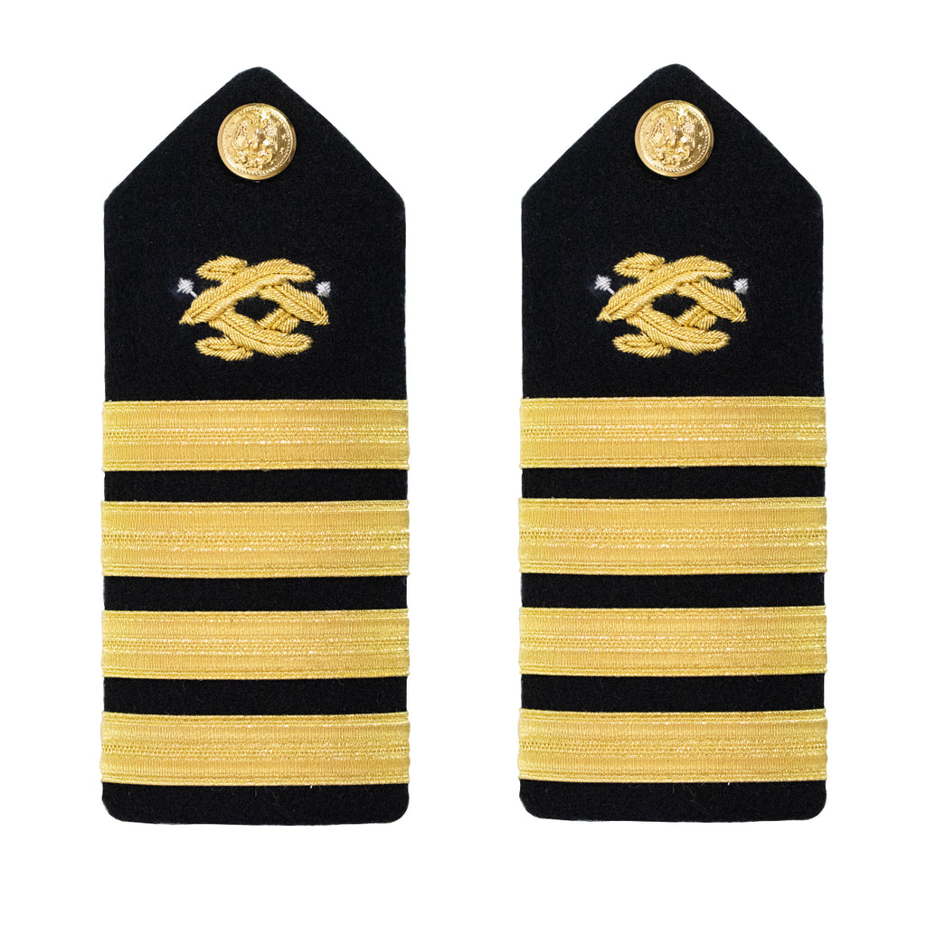 Navy Shoulder Board: Captain Civil Engineer - male