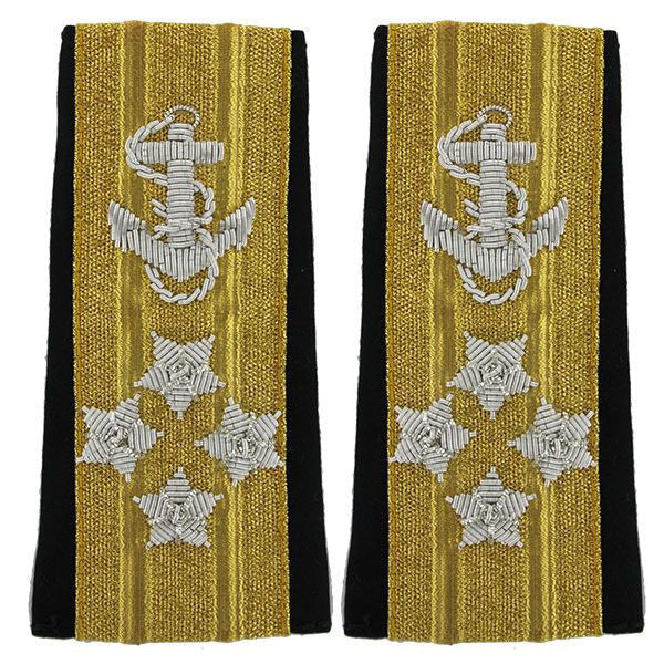 Navy Soft Shoulder Mark: Line Admiral 4 Star