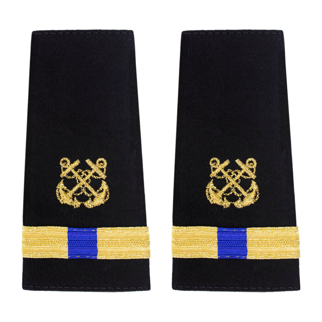 Navy Soft Shoulder Mark: Warrant Officer 4 Boatswain Mate (BM)