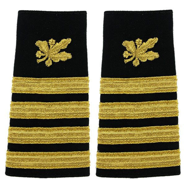 Navy Soft Shoulder Mark: Captain Supply Corps