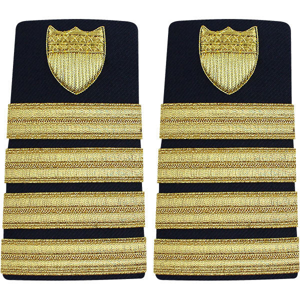 Coast Guard Shoulder Board: Enhanced Captain - female