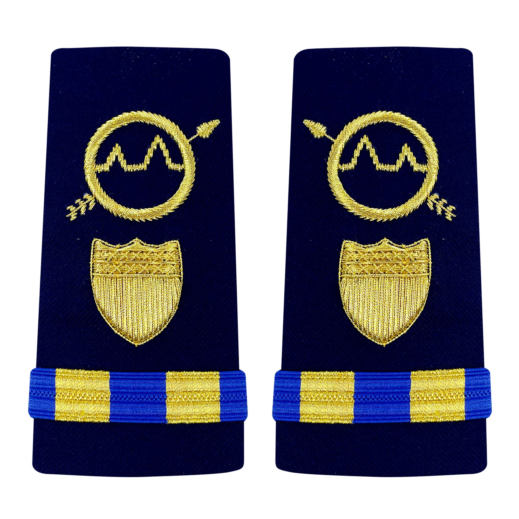 Coast Guard Shoulder Board: Enhanced Warrant Officer 2 Operations Syst