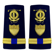 Coast Guard Shoulder Board: Enhanced Warrant Officer 4 Marine Safety Specialist Deck