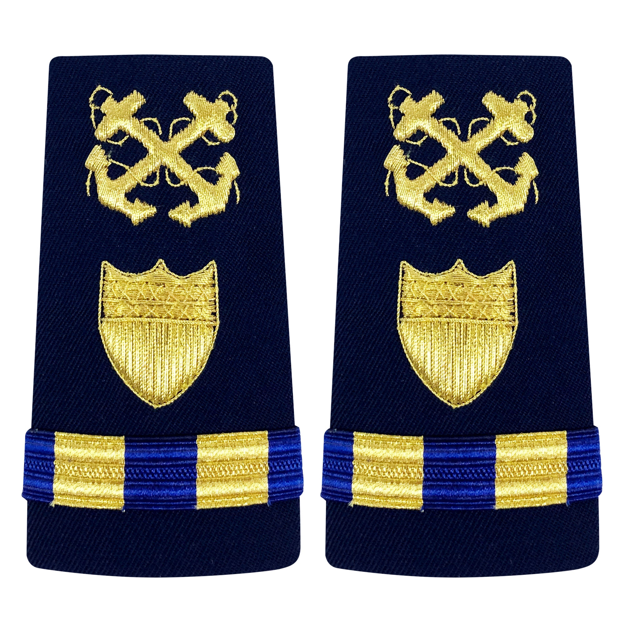 Coast Guard Shoulder Board: Enhanced Warrant Officer 2 Boatswain - Female
