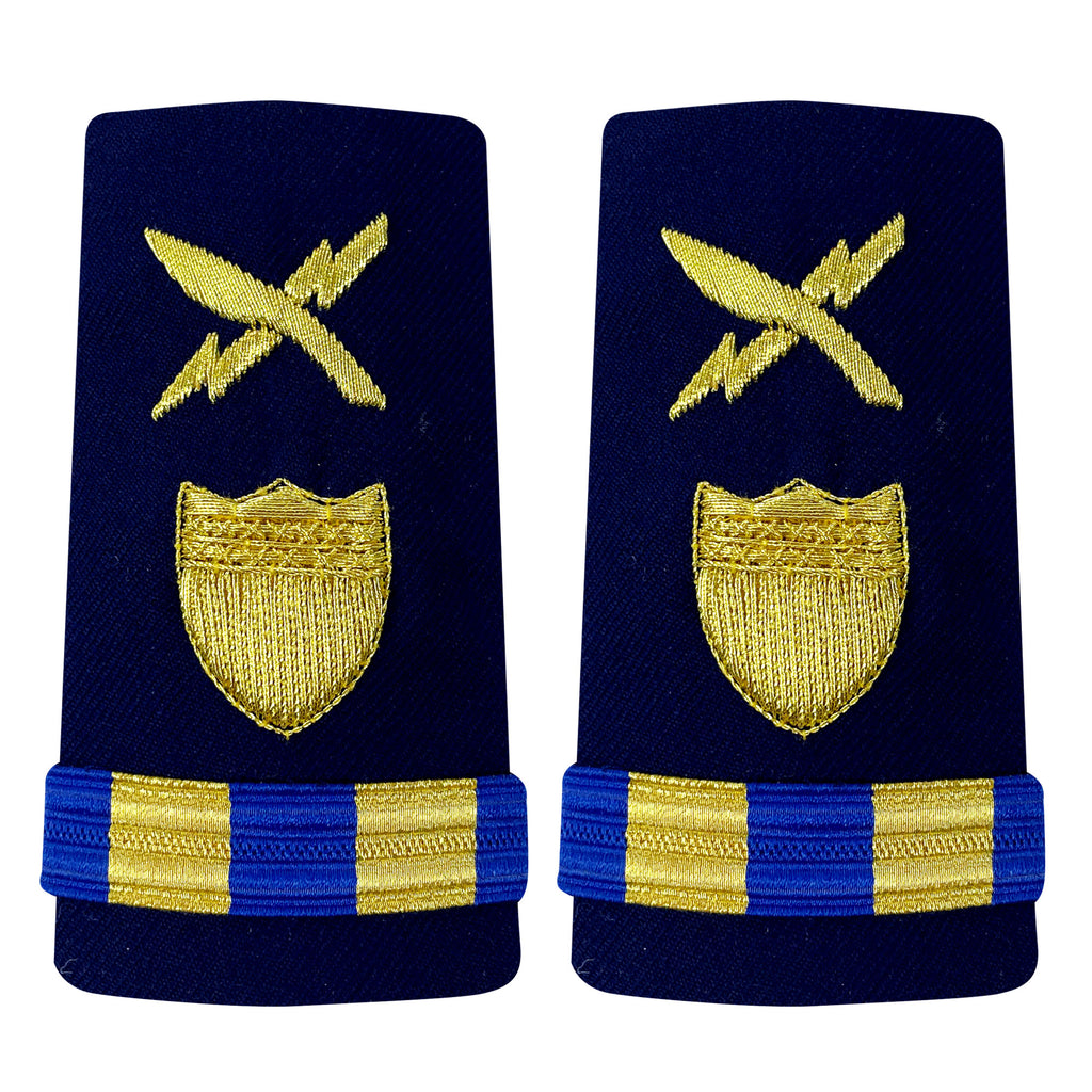 Coast Guard Shoulder Board: Enhanced Warrant Officer 2 Intelligence Systems - Female