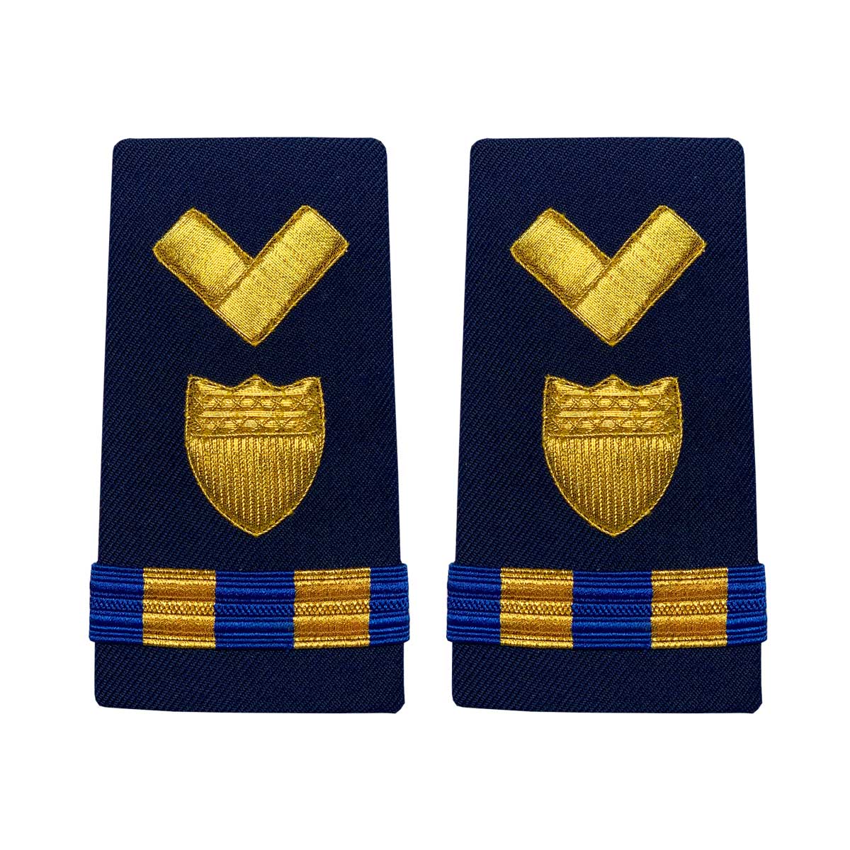Coast Guard Shoulder Board: Enhanced Warrant Officer 2 Material Maintenance - Female