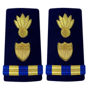 Coast Guard Shoulder Board: Enhanced Warrant Officer 2 Weapons - Female