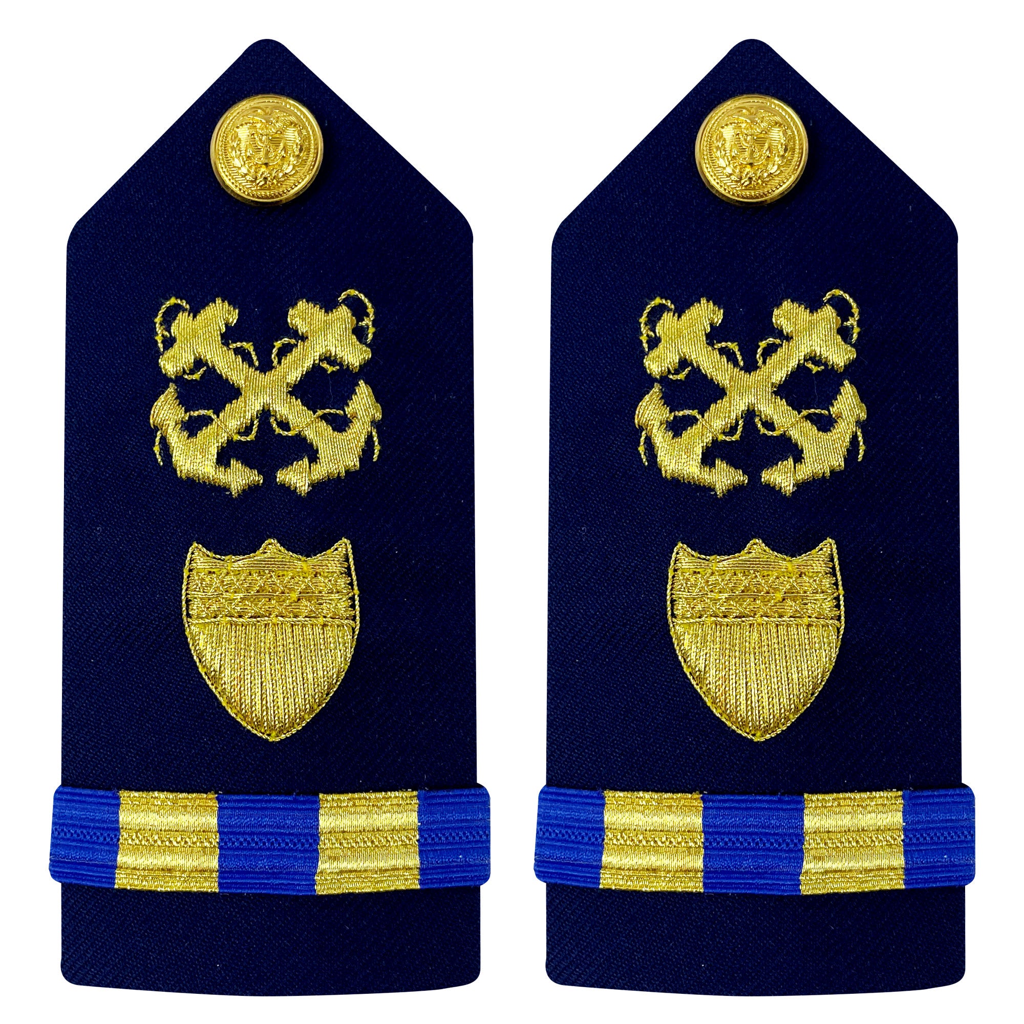 Coast Guard Shoulder Board: Warrant Officer 2 Boatswain - Female