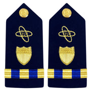 Coast Guard Shoulder Board: Warrant Officer 4 Electronics - Female