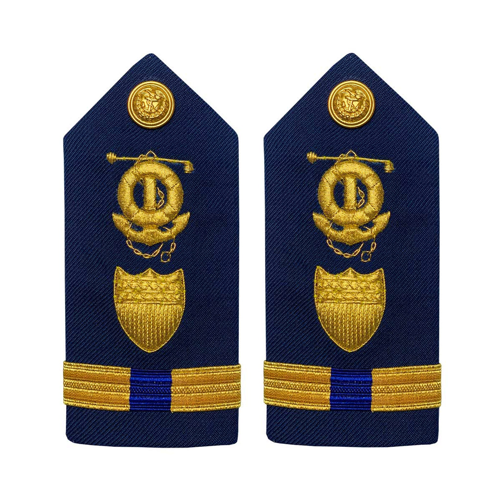 Coast Guard Shoulder Board: Warrant Officer 4 Marine Safety Specialist Deck - Female