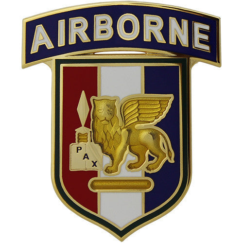 Army Combat Service Identification Badge (CSIB): Africa and Southern European Task Force SETAF with Airborne Tab
