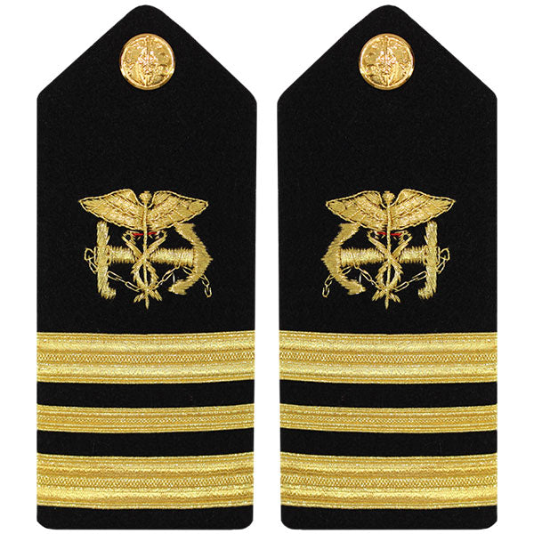 Public Health Service PHS FEMALE Hard Shoulder Board: Lieutenant Commander