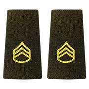 Army AGSU Leather Service Jacket (Bomber) Epaulet: Staff Sergeant