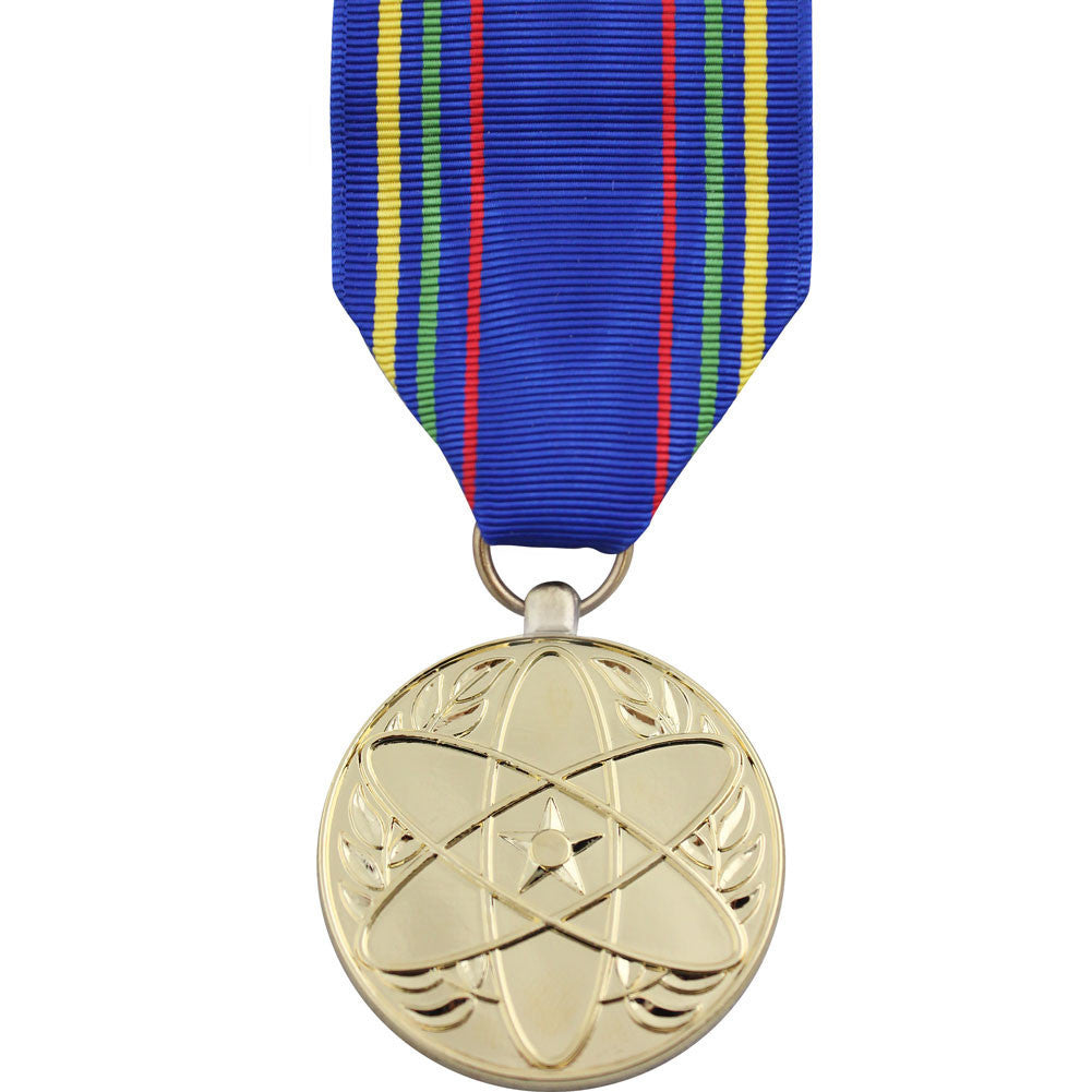Full Size Medal: Air Force Nuclear Deterrence Operations Service - 24k Gold Plated
