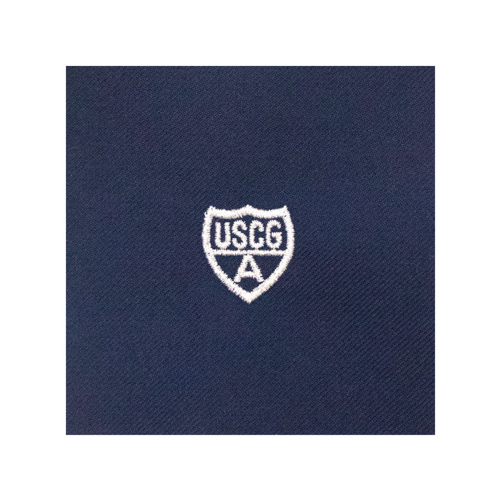 Coast Guard Auxiliary Sleeve Device - blue with silver letter A