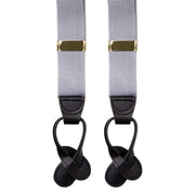Army Suspenders: Finance - leather ends