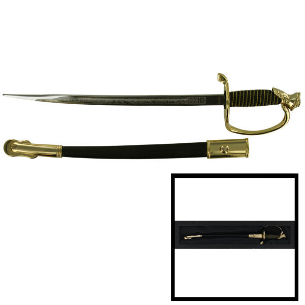 Marine Corps Letter Opener: NCO Sword with Scabbard