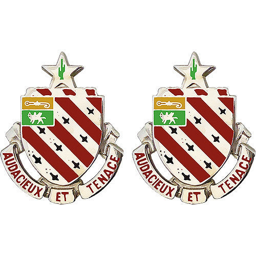 Army Crest: 8th Field Artillery - Audacieux Et Tenace