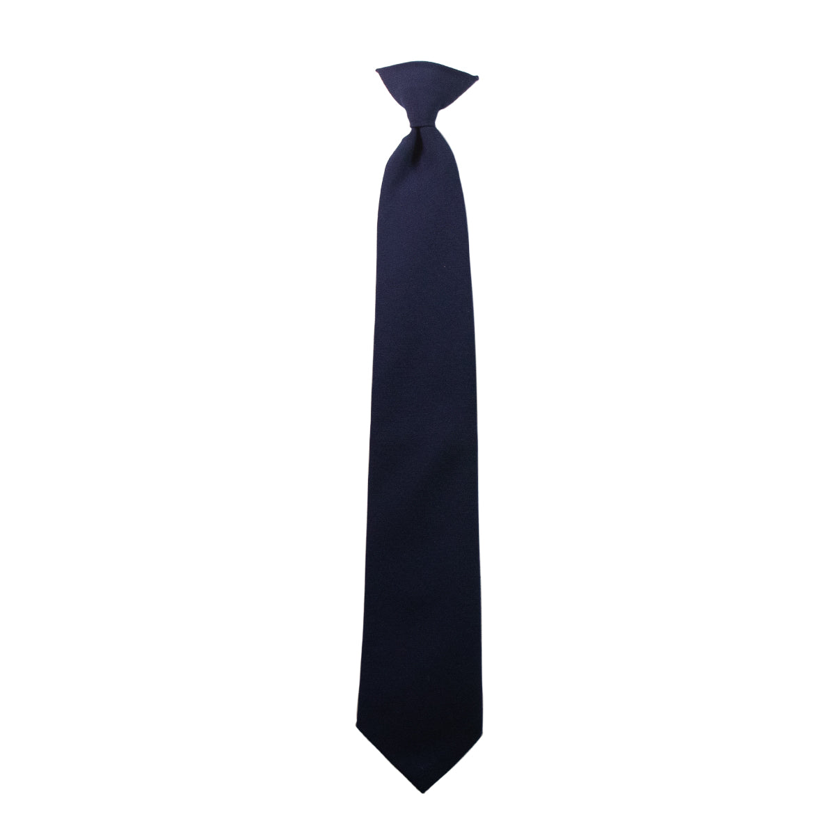 Coast Guard Tie: Clip-on - 3 1/8 inch blue