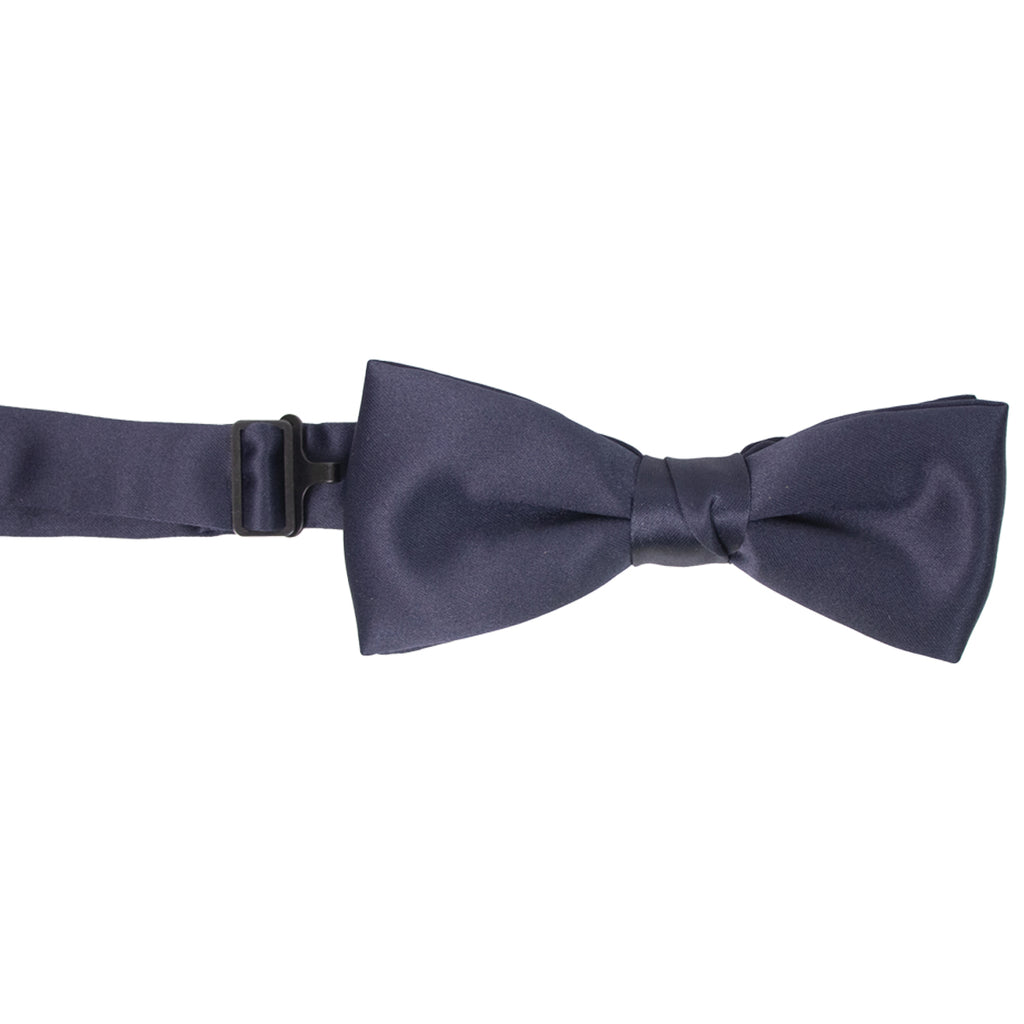 Air Force Blue Satin Bow Tie with Band