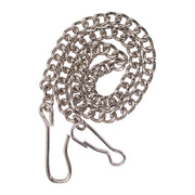 Whistle Chain-Link with Hook - Nickle Plated