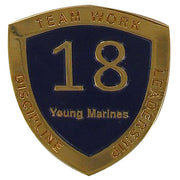 Young Marine's: Adult Volunteers Service Pin, 18 Years of Service