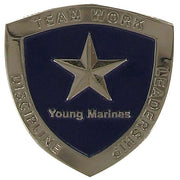Young Marine's: Adult Volunteers Service Pin, 20 or More Years of Service