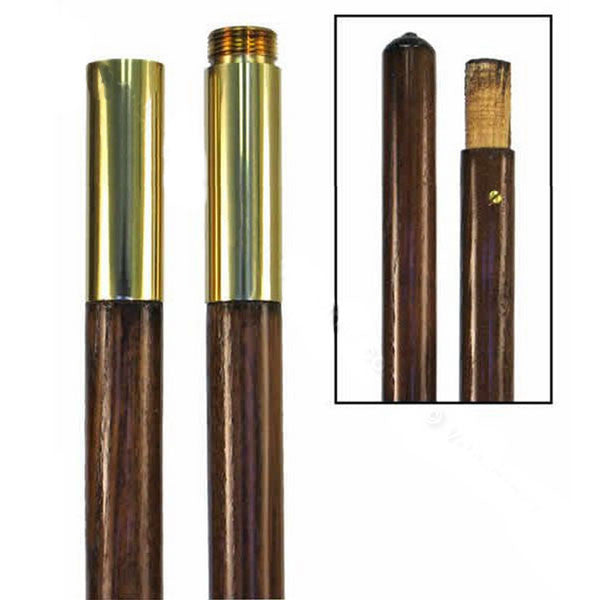 Flag Pole: Oak - Jointed - 7 foot by 1 inch