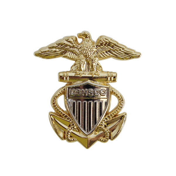 USNSCC / NLCC Officer - Instructor Cap Device 1" X 1 1/2" for Garrison Cap