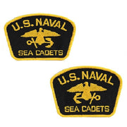 USNSCC - Flash Black with Yellow (Pair L&R) for Cadets