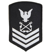 NLCC - PO1 with (3 Stripes) NLCC Cadet Rating Badge Female (White on Black)