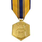 Full Size Medal: Air Force Commendation - 24k Gold Plated