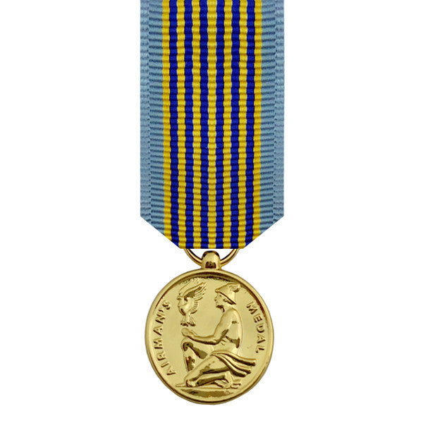 Miniature Medal-24k Gold Plated: Airman's Medal