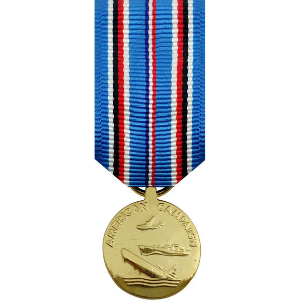 Miniature Medal-24k Gold Plated: American Campaign