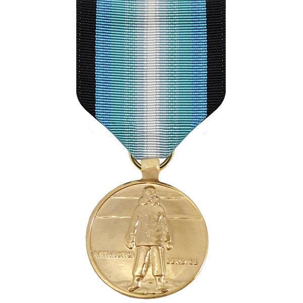 Full Size Medal: Antarctica Service - 24k Gold Plated