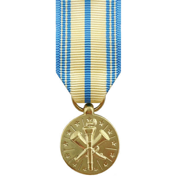 Miniature Medal- 24k Gold Plated: Armed Forces Reserve Navy